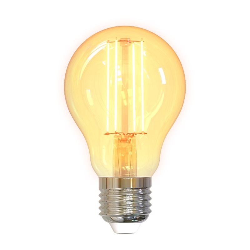 Deltaco Smart Home LED-älylamppu, E27, Wi-Fi, 5,5W, 470 lumenia, himmennettävä