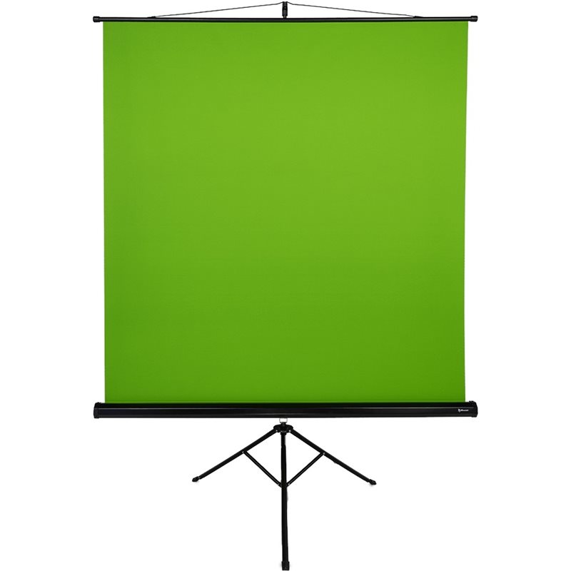 Arozzi Green Screen, vihreä taustakangas jalustalla (Poistotuote! Norm. 98€)