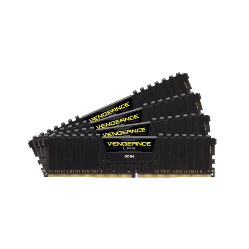 Corsair 64GB (4 x 16GB) Vengeance LPX, DDR4 3600MHz, CL18, 1.35V, musta