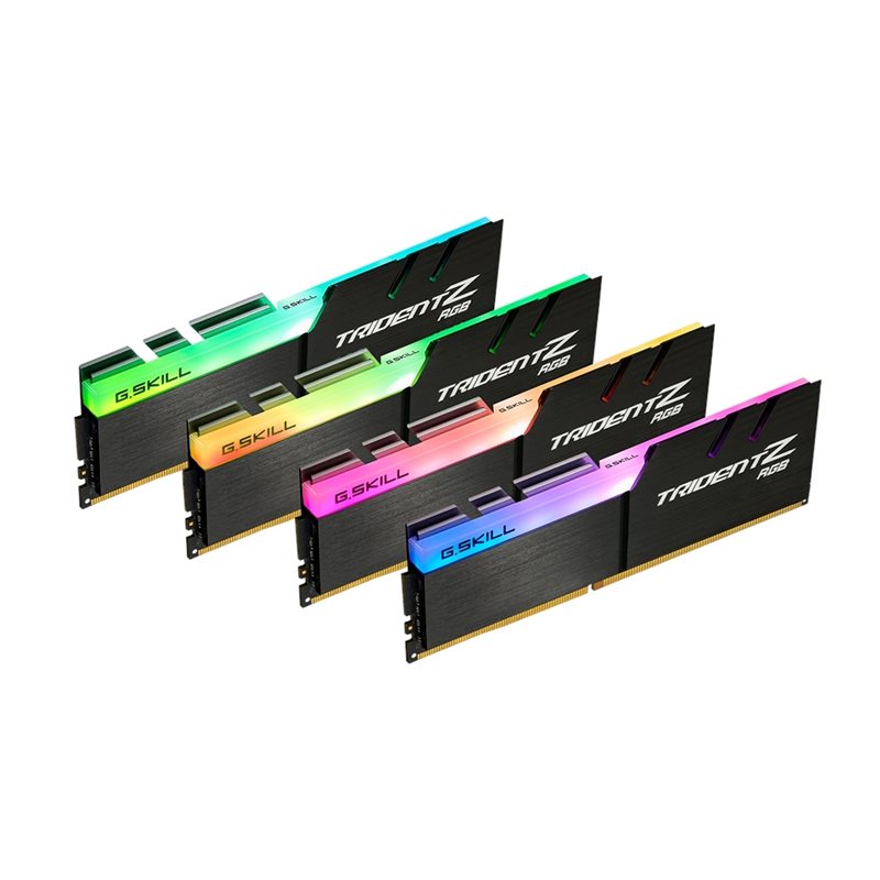 G.Skill 32GB (4 x 8GB) Trident Z RGB, DDR4 4000MHz, CL15, 1.50V, musta