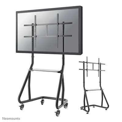 Neomounts 60-100" floor stand, liikuteltava lattiateline, musta