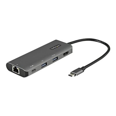 StarTech.com 3.2 Gen2 USB-C Multiport Adapter -telakointiasema, harmaa