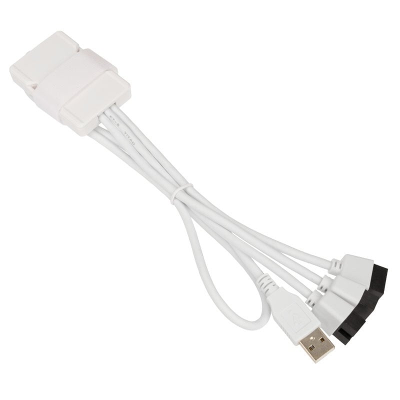 Lian Li PW-U2TPAW, USB 2.0 -hubi, valkoinen