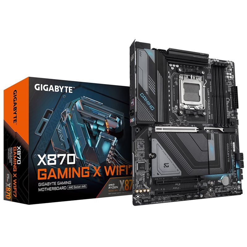 Gigabyte X870 GAMING X WIFI7, ATX-emolevy