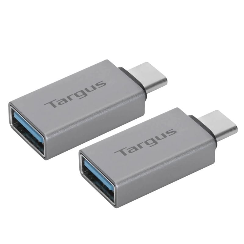 Targus USB-C -> USB-A -adapteri, 2kpl, harmaa