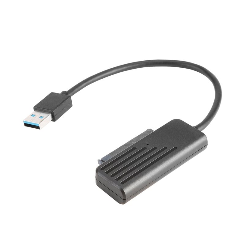 Akasa 3.1 Gen1 USB-A -adapterikaapeli 2.5" SATA SSD/HDD-levylle, musta