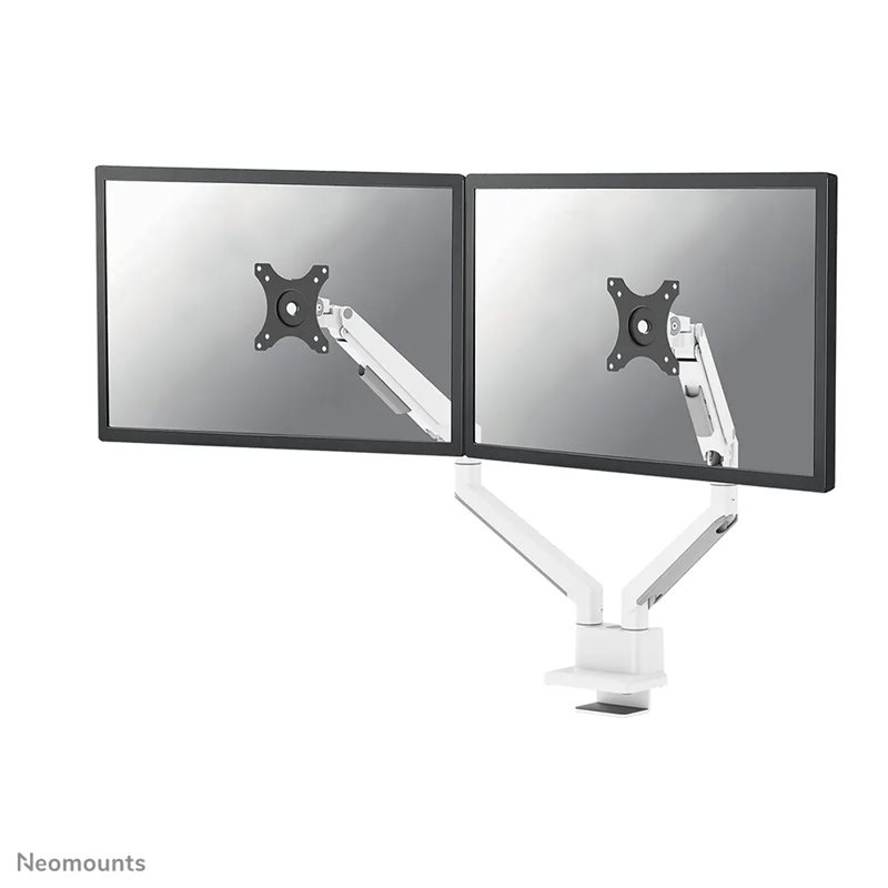 Neomounts by Newstar 17-32" x2 NEXT Slim Desk Mount Double Display, -pöytäteline kahdelle näytölle, valkoinen