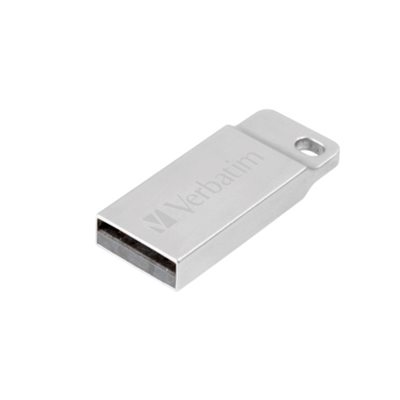 Verbatim 16GB Metal Executive, 2.0 USB-A -muistitikku, hopea