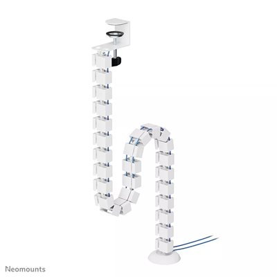 Neomounts Cable Spine, kaapelirunko puristinkiinnityksellä, 135cm, valkoinen