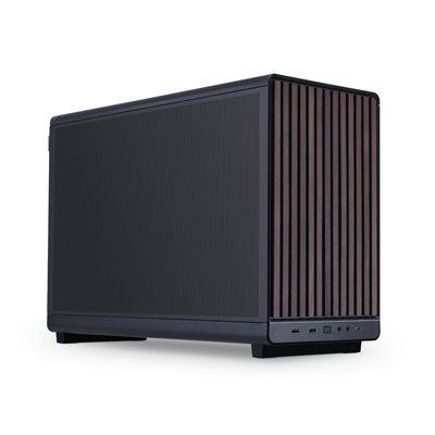 Lian Li (Outlet) A3-mATX - Wood Edition, mATX-kotelo, musta