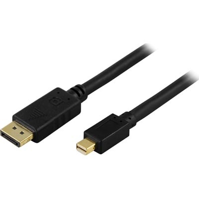 Deltaco DisplayPortMini DisplayPort monitorikaapeli, 20-pin u-u  5m