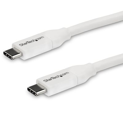 StarTech.com 2.0 USB-C -kaapeli, PD3.0 100W, 4m, valkoinen