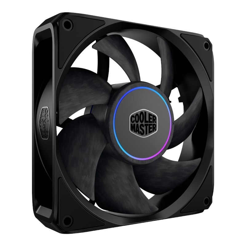 Cooler Master MasterFan M120 ARGB, 120mm PWM-laitetuuletin, musta