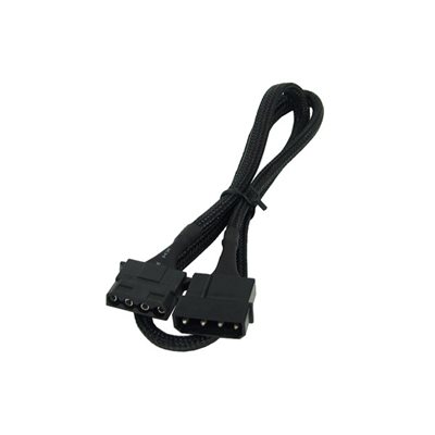 Phobya 4Pin Molex virtajatkojohto 60cm - musta