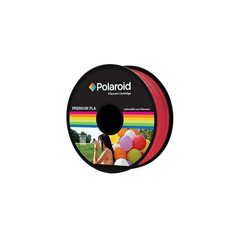Polaroid Premium PLA -filamentti, 1,75mm, 1kg, läpikuultava punainen