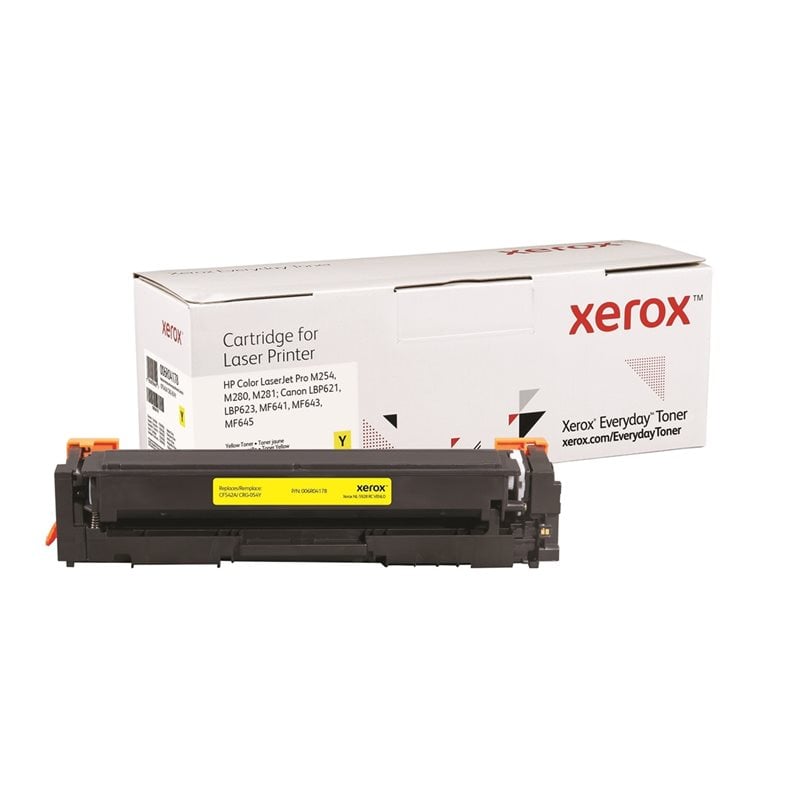 Xerox Everyday Toner -tarvikelaserväriainekasetti, keltainen, jopa 1300 sivua (HP)