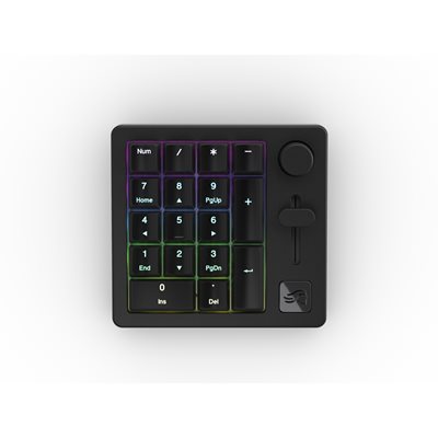 Glorious GMMK Numpad - Black, langaton modulaarinen mekaaninen numeronäppäimistö, musta