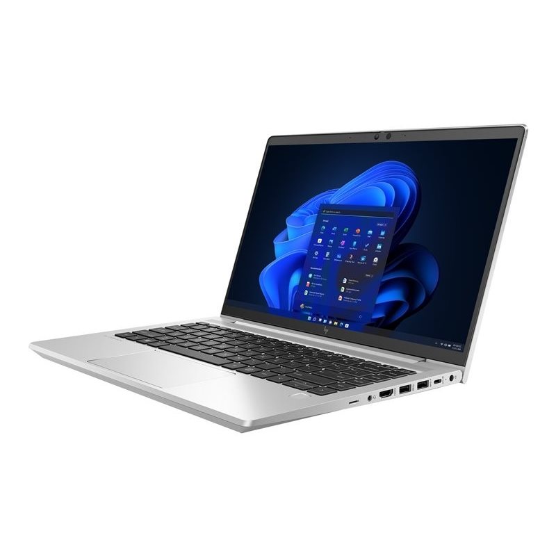 HP 14" EliteBook 645 G9, kannettava tietokone, hopea/musta