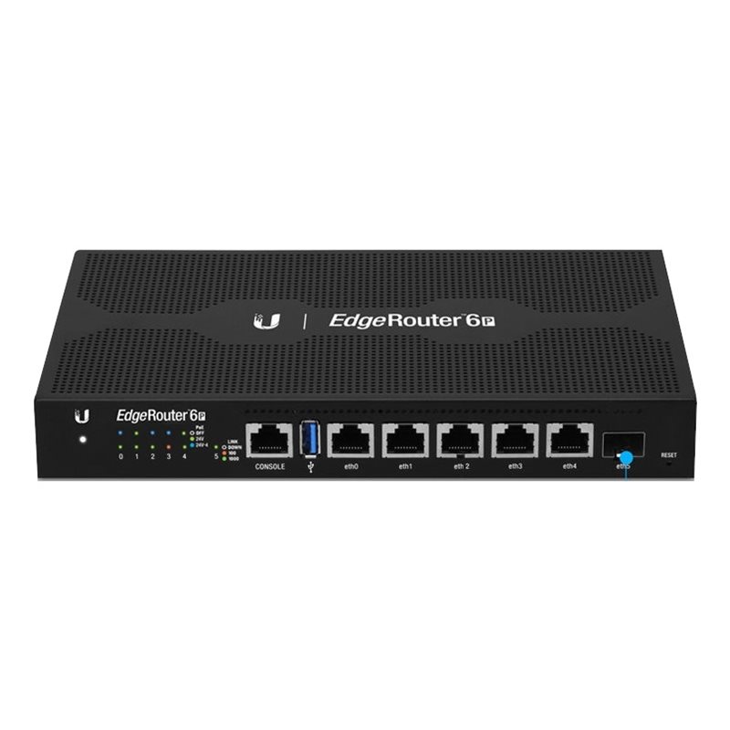 Ubiquiti 6-Port EdgeRouter with PoEEdgeRouter 6P, Ethernet WAN,