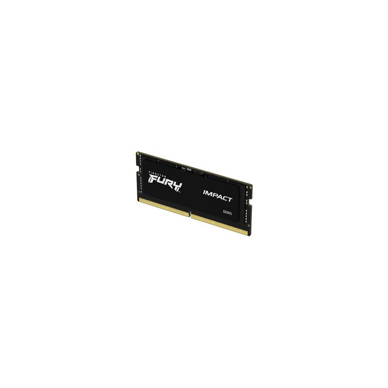 Kingston 16GB (1 x 16GB) FURY Impact, DDR5 6400MHz, SO-DIMM, CL38, 1.35V, musta
