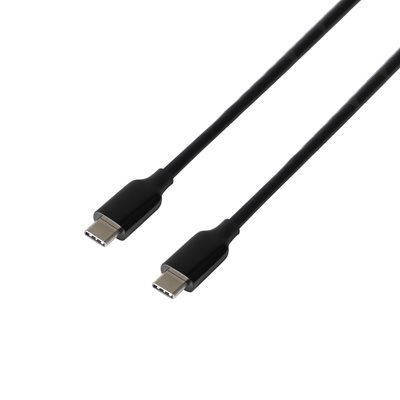 Deltaco 3.2 Gen2 USB-C -kaapeli, 10 Gbps, 8K60Hz, PD3.0 60W, 3m, musta