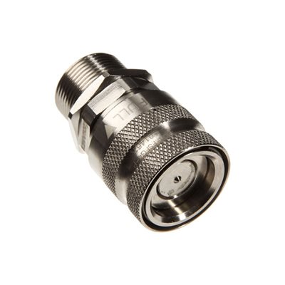 Koolance QD3 Female Quick Disconnect No-Spill -pikaliitin, naaraskierre G1/4, hopea