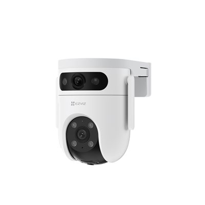 EZVIZ H9c 2K, WiFi-kamera ulkokäyttöön, kaksoislinssi, pan/tilt, 2304x1296, valkoinen