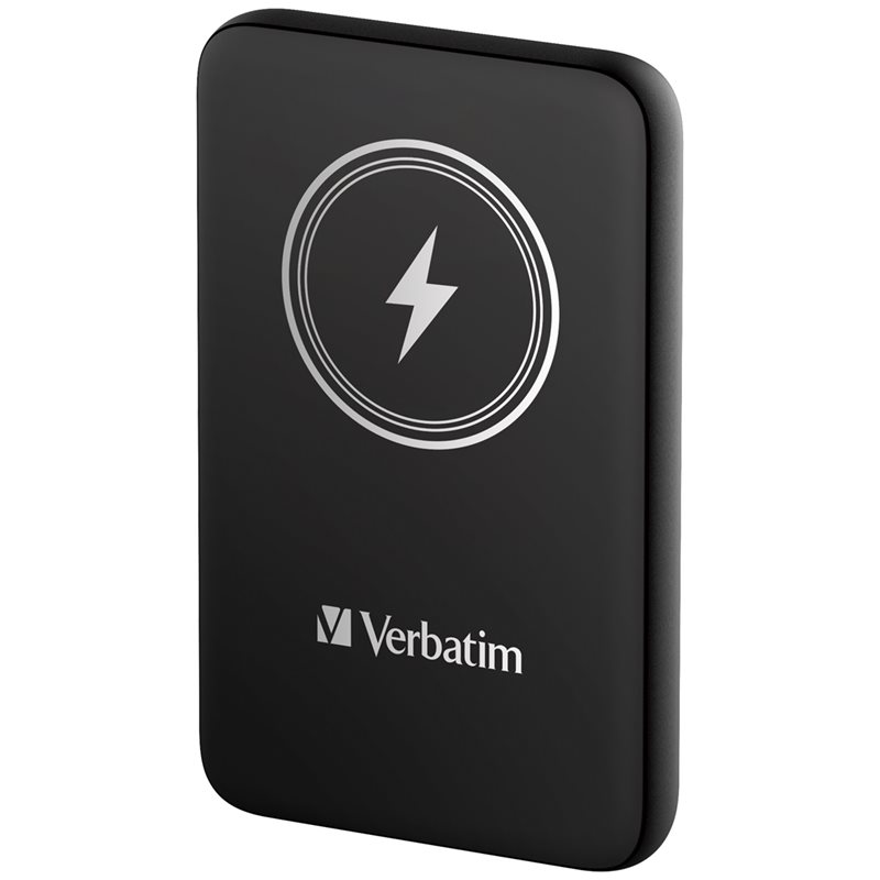 Verbatim Varavirtalähde, 10 000mAh, Magsafe-yhteensopiva, USB-C PD 20W, musta