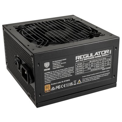 Kolink (Outlet) 750W REGULATOR, ATX-virtalähde, 80 Plus Gold, musta