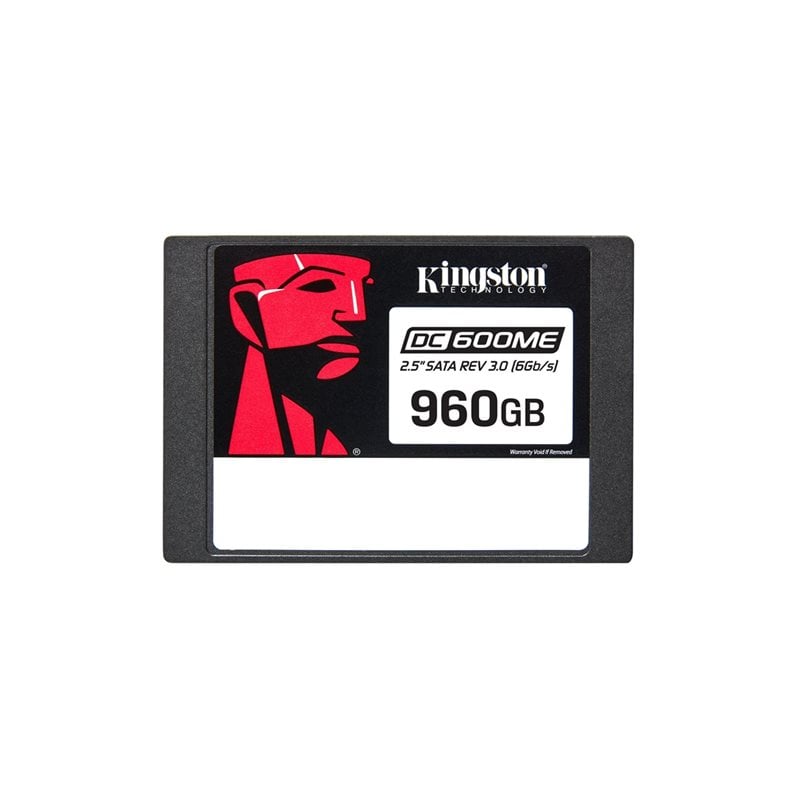 Kingston 960GB DC600ME (sekalaiseen käyttöön tarkoitettu) 2,5” yritystason SATA SSD, 560/530 MB/s