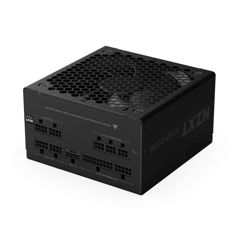 NZXT 750W C750 Gold Core, ATX 3.1 -virtalähde, 80 Plus Gold, musta