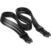 Corsair ThermalProtect PCIe 5.1 600W 12V-2x6 Cable, näytönohjaimen virtakaapeli, musta