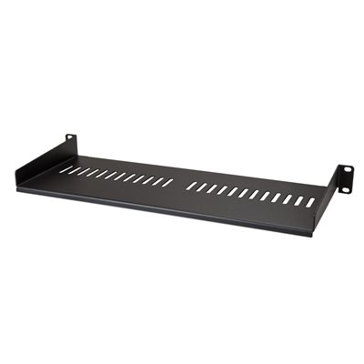 StarTech.com 1U 19" räkkihylly, maks. 20kg, musta