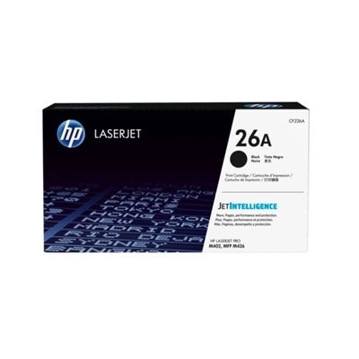 HP 26A -väriainekasetti, musta, jopa 3100 sivua