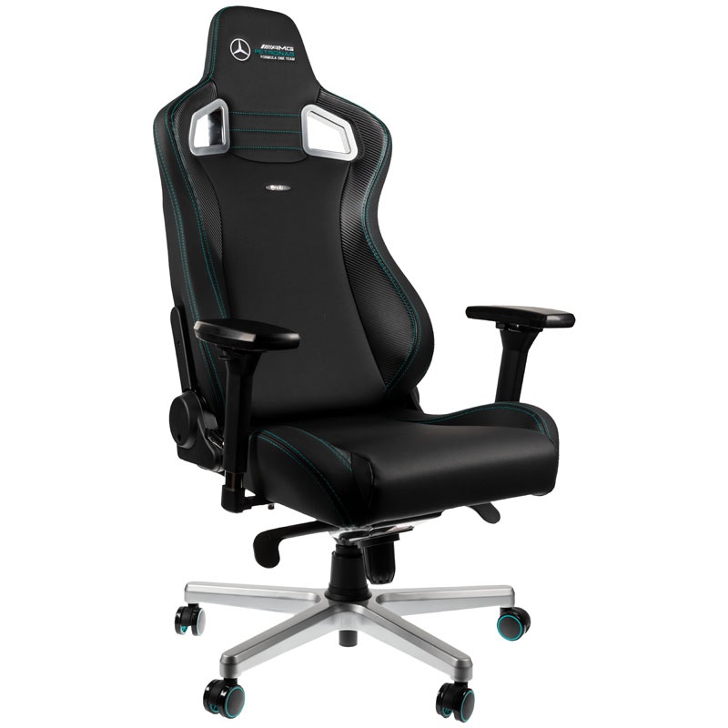 noblechairs EPIC Gaming Chair - Mercedes AMG Petronas F1 Team Edition, keinonahkaverhoiltu pelituoli