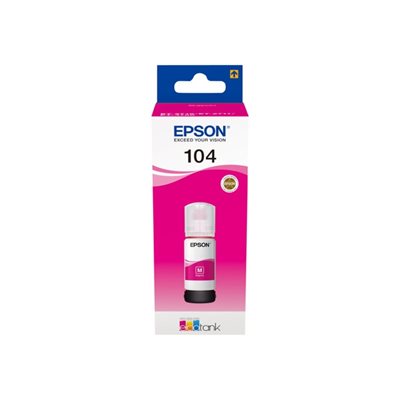 Epson EcoTank 104 -mustesäiliö, 65ml, magenta
