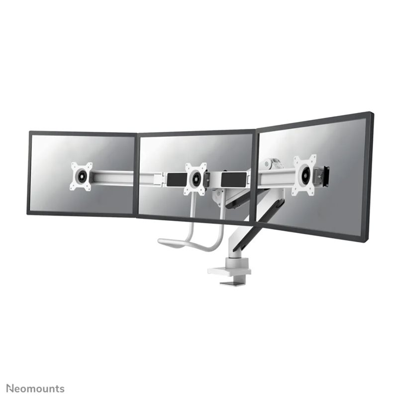 Neomounts by Newstar NM-D775DX3WHITE Select monitor desk mount, pöytäteline kolmelle monitorille, valkoinen