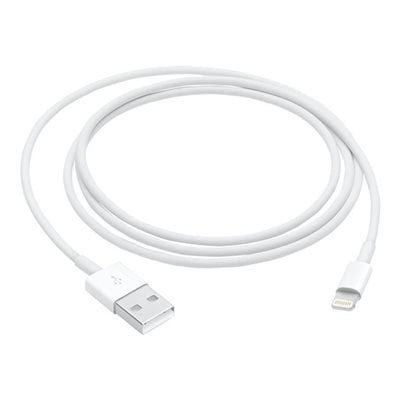 Apple Lightning - USB-A -kaapeli, 1m, valkoinen