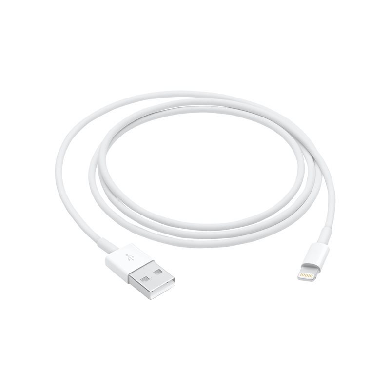 Apple Lightning - USB-A -kaapeli, 1m, valkoinen