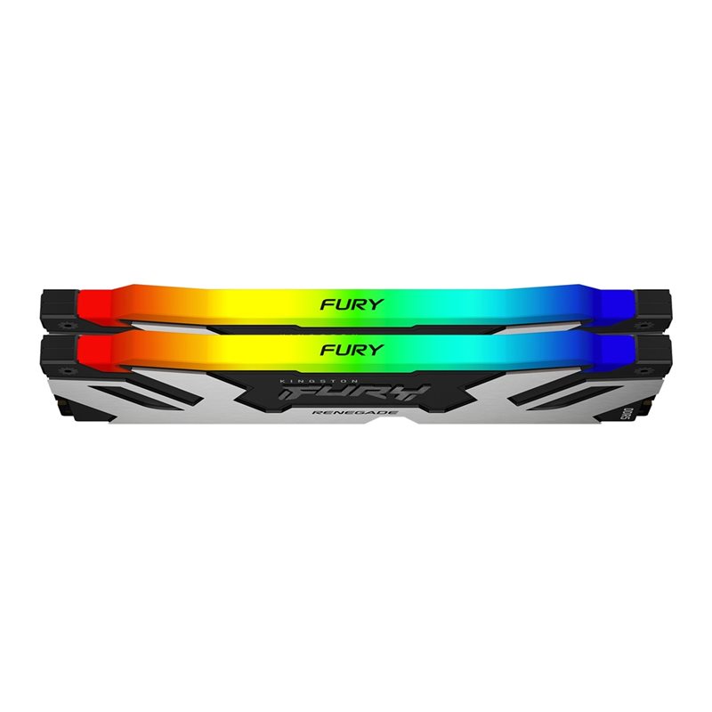 Kingston 32GB (2 x 16GB) FURY Renegade RGB, DDR5 7600MHz, CL38, 1.45V, musta/hopea - Kuva 2
