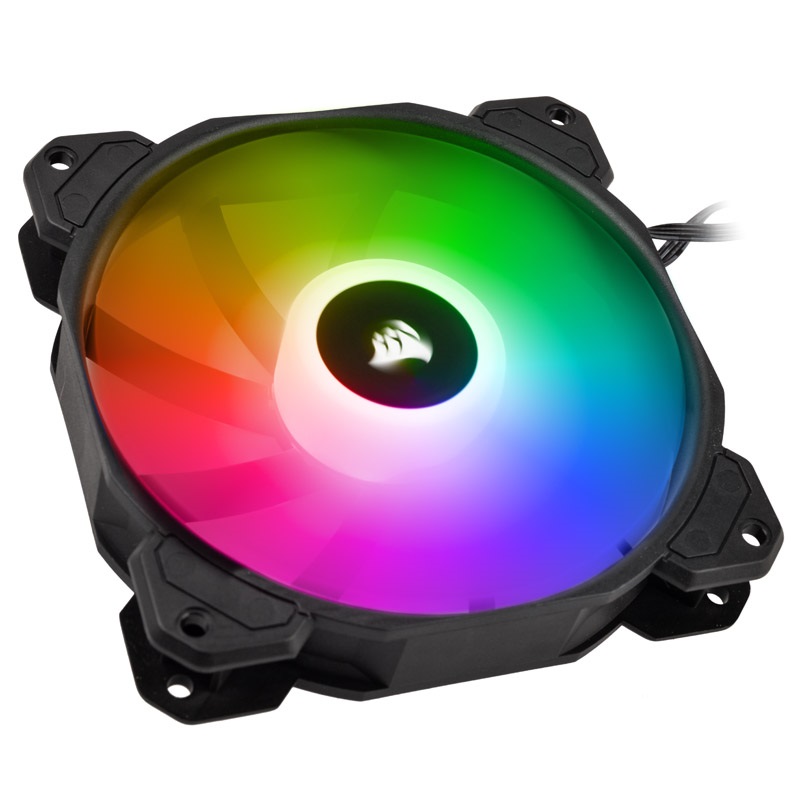 Corsair (Outlet) iCUE SP120 RGB ELITE Performance, 120mm PWM-laitetuuletin, Single Pack, musta