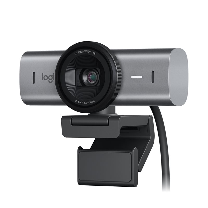 Logitech MX Brio, 4K -ultrateräväpiirtoverkkokamera, graphite