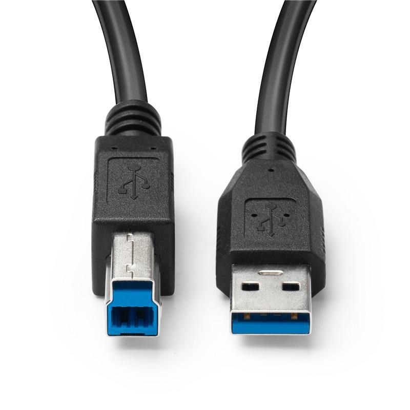 MicroConnect 3.2 Gen1 USB-A - USB-B -kaapeli, 2m, musta - Kuva 2
