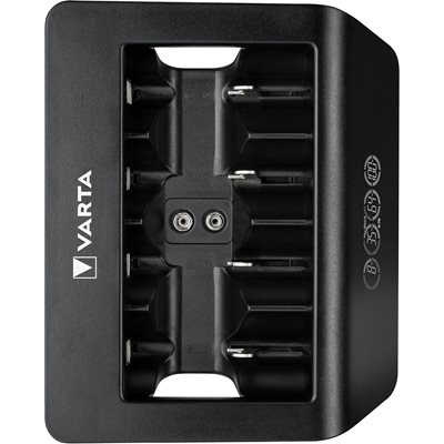 Varta LCD Universal Charger+ -akkulaturi, musta