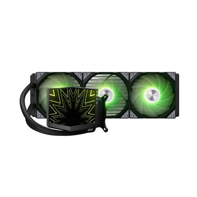 TRYX Stage ARGB 360 Black, 360mm AIO-nestejäähdytysjärjestelmä prosessorille, musta