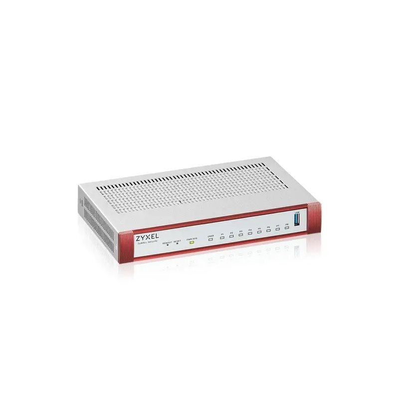 ZyXEL USG Flex H Series 100 -palomuuri, harmaa/punainen