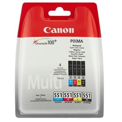 Canon CLI-551 C/M/Y/BK ink multi pack