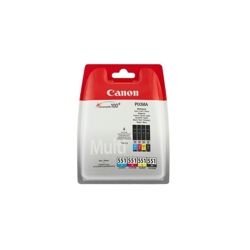 Canon CLI-551 C/M/Y/BK ink multi pack