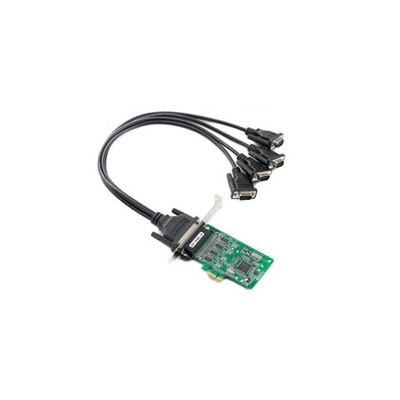 Moxa Sarjaporttikortti,4xDB9 u RS-232,PCI-Express x1, matalaprof