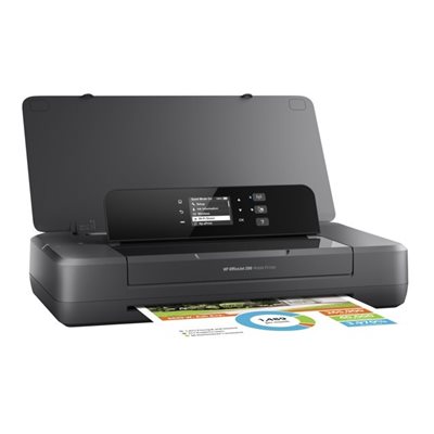 HP Officejet 200 Mobile Printer -värimustesuihkutulostin, A4, USB/Wi-Fi, musta
